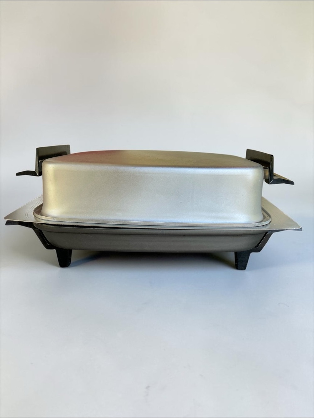 West Bend Lektro Vintage Maid Electric Skillet Serving Tray Manual Thermoplug